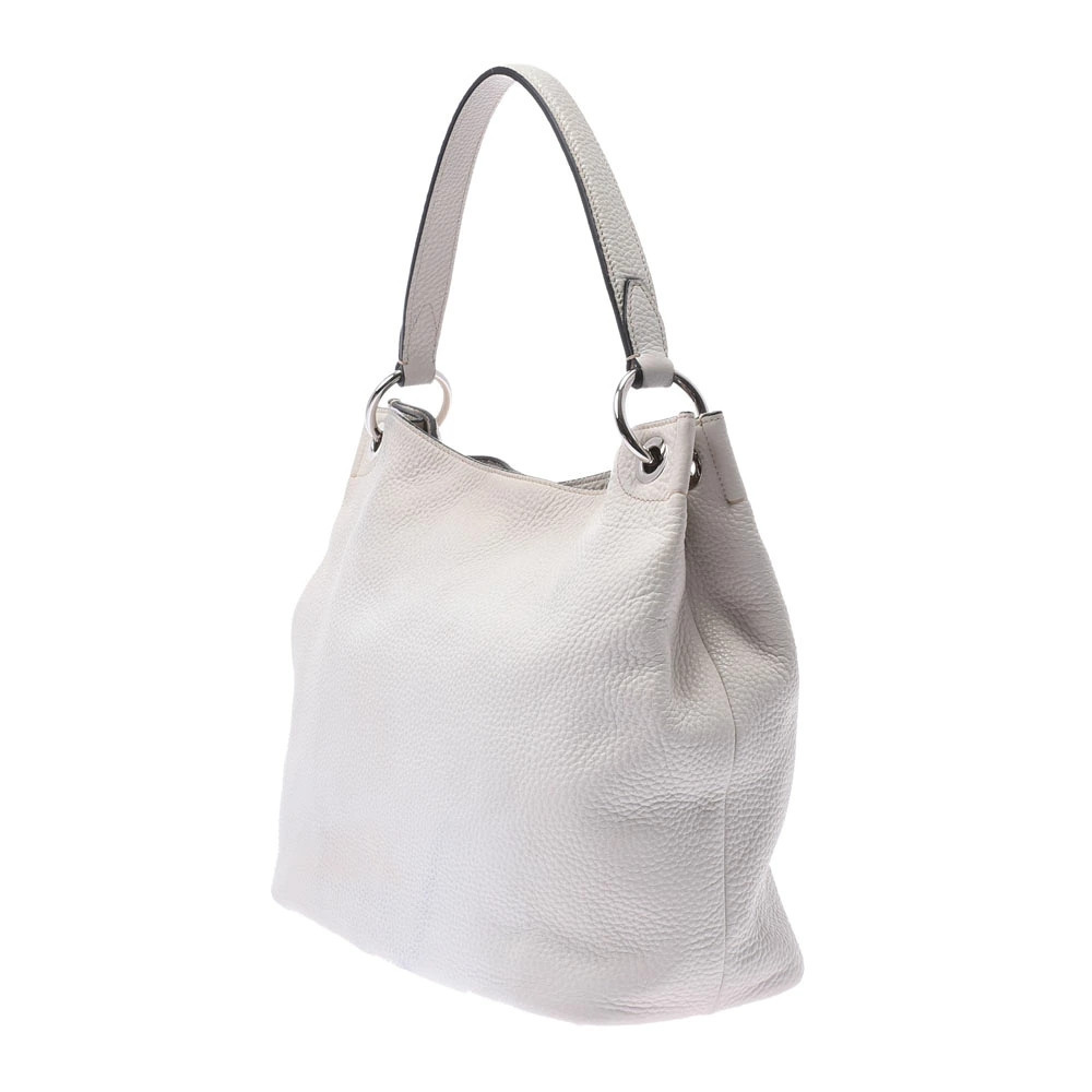 Prada White calfskin Hobo Daino Vitello Bag leather